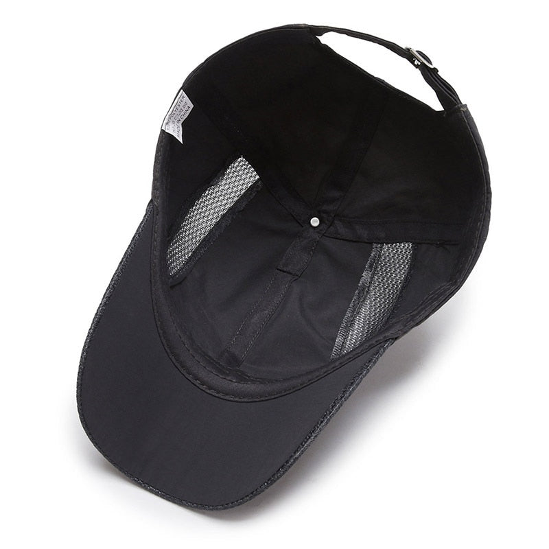 AireFlow | Chapeau de Sport avec Maille Respirante et Style Ajustable pour Hommes