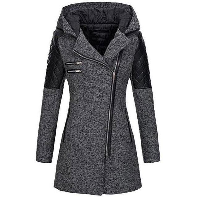 Alyssa | Manteau avec Design Élégant et Capuche pour Automne-Hiver